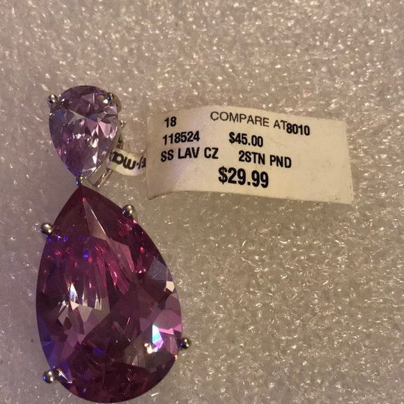 Pink quartz pendent - Picture 3 of 4